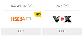 HSE 24 HD i VOX na Total TV